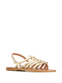 K Jacques St Tropez Homere Leather Flat Sandals