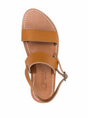 K Jacques St Tropez Barigoule Leather Flat Sandals