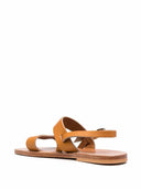 K Jacques St Tropez Barigoule Leather Flat Sandals