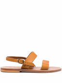 K Jacques St Tropez Barigoule Leather Flat Sandals