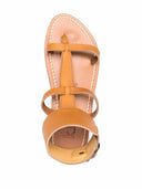 K Jacques St Tropez Caravelle lederen platte sandalen