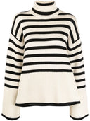 Toteme Pre Wool Striped Turtle Neck Jumper
