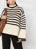 Toteme Pre Wool Striped Turtle Neck Jumper