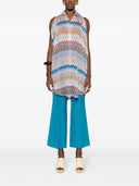 Missoni Beachwear en zigzag camisa de gran tamaño