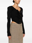 Vivienne Westwood Bea Wool And Silk Blend Corset
