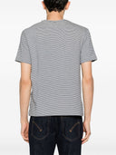 Emporio Armani Cotton Blend Striped T Shirt