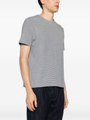 Emporio Armani Cotton Blend Striped T Shirt