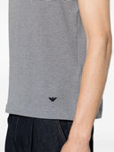 Emporio Armani Cotton Blend Striped T Shirt