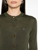 Vivienne Westwood Bea Wool And Silk Blend Cardigan