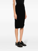Vivienne Westwood Logo Wool Midi Pencil Skirt