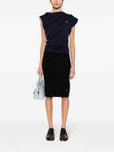 Vivienne Westwood Logo Wool Midi Pencil Skirt