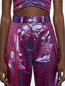 Forte Forte Wide Leg Lurex Taffetas Trousers