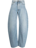 Alaia Round Denim Jeans