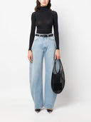 Alaia Round Denim Jeans