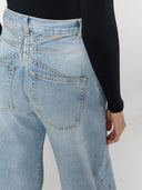 Alaia Round Denim Jeans