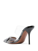 Alaia le cœur patent skórzane muły