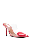 Alaia Le Cœur Patent Leather Mules