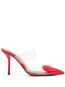 Alaia Le Cœur Patent Leather Mules