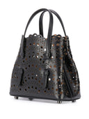 Alaia Mina 16 Micro Leather Handbag