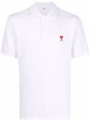 Ami Paris Ami De Coeur Organic Cotton Polo Shirt