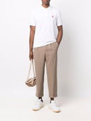 Ami Paris Ami De Coeur Organic Cotton Polo Shirt