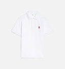 Ami Paris Ami De Coeur Organic Cotton Polo Shirt