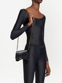 Balenciaga Hourglass Leather Wallet On Chain