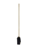 Balenciaga Hourglass Leather Wallet On Chain