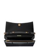 Balenciaga Hourglass Leather Wallet On Chain