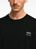 Ami Paris Logo Organic Cotton T Shirt
