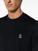 Brunello Cucinelli Logo Cotton T Shirt