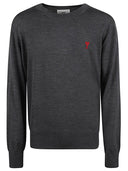 Ami Paris Ami De Coeur Wool Sweater