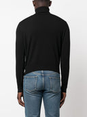 Ami Paris Ami De Coeur Wool High Neck Sweater