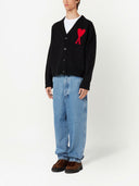 Ami Paris Ami De Coeur Wool Cardigan