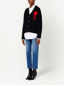 Ami Paris Ami De Coeur Wool Cardigan