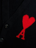 Ami Paris Ami De Coeur Wool Cardigan