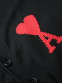 Ami Paris Ami De Coeur Wool Cardigan