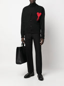Ami Paris Ami De Coeur Wool Cardigan