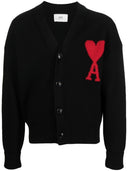 Ami Paris Ami De Coeur Wool Cardigan