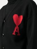Ami Paris Ami De Coeur Wool Cardigan