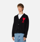Ami Paris Ami De Coeur Wool Cardigan