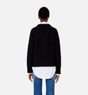 Ami Paris Ami De Coeur Wool Cardigan