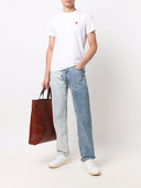 Ami Paris Ami De Coeur Organic Cotton T Shirt