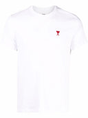 Ami Paris Ami De Coeur Organic Cotton T Shirt