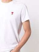 Ami Paris Ami De Coeur Organic Cotton T Shirt