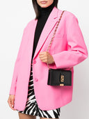 Versace Greca Goddess Leather Wallet On Chain