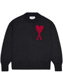 Ami Paris Ami De Coeur Wool Sweater