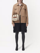 Burberry mini canvas draagtas