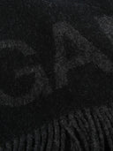 Ganni Logo Organic Wool Scarf