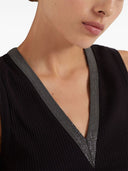 Brunello Cucinelli Cotton V Necked Top